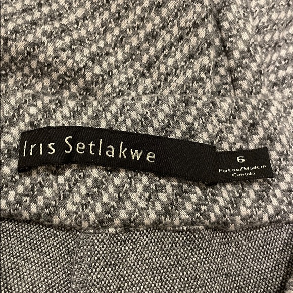 Iris Setlakwe Charcoal Wide Leg Pants - Picture 5 of 8